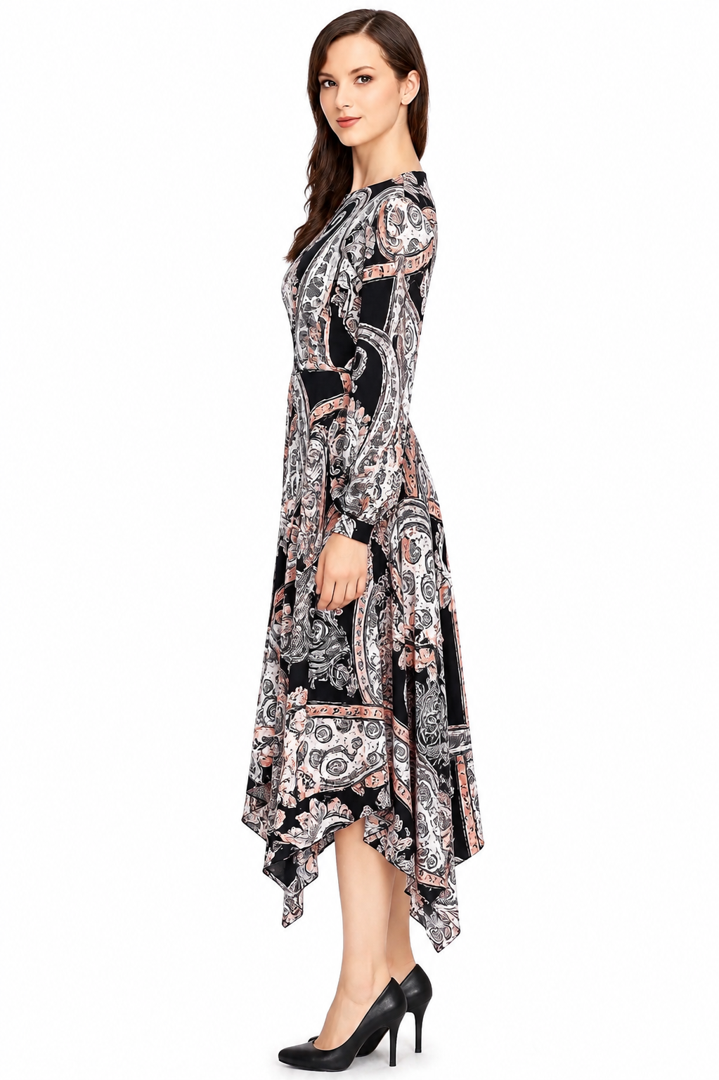 Handkerchief Dress - Paisley Print