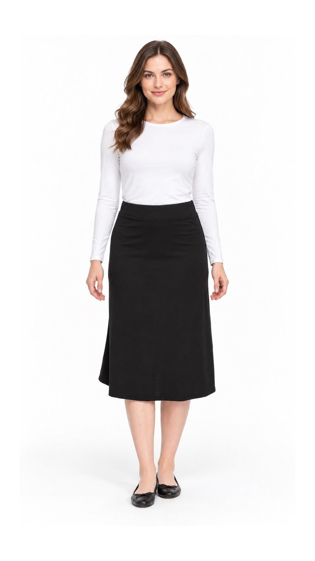 PDR Midi Skirt 28 inch, black