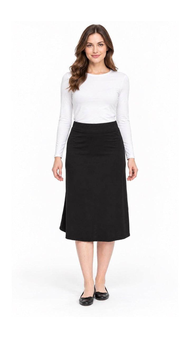 PDR Midi Skirt 28 inch, black