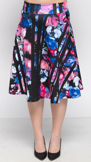 Garden Floral Circle Skirt; *XS ONLY*