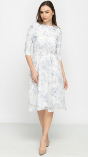 Everything Dress - Blue Toile