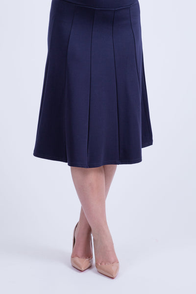 KMW Panel Skirt - Navy *3 Lengths*