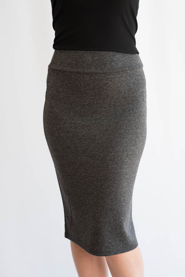 KMW Ladies Pencil Skirt - Grey